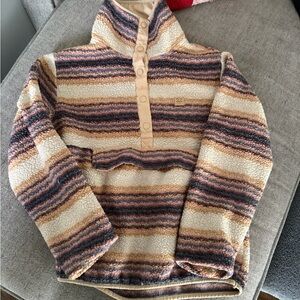 Striped Billabong women’s fleece